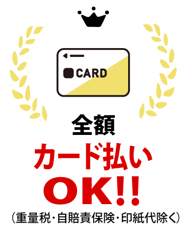 カード払いOK